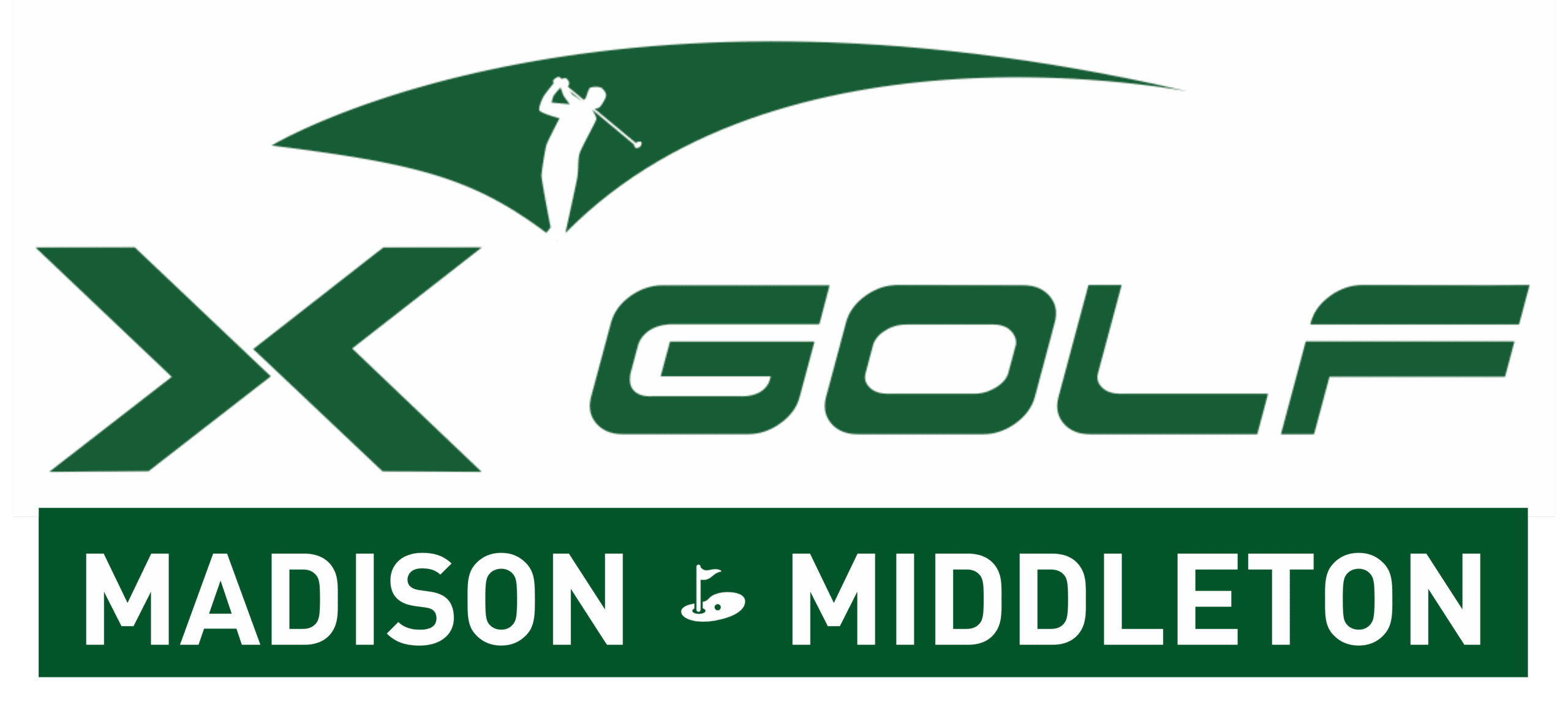 X Golf logo green